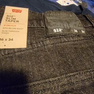 Levi's 512 Slim Taper Jeans - Gray